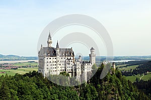 The most famous Bavarian castle Neuschwanstein