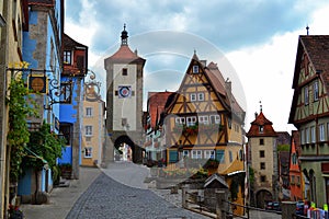 Most Famous View of Rothenburg ob der Tauber