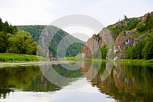 The most picturesque river AI. Bashkiria. Ural.