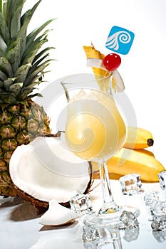 Most popular cocktails series - Pina Colada