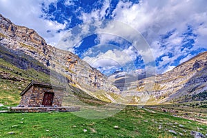 The most popular route in the Ordesa Valley, from the Pradera de Ordesa to the Cola de Caballo waterfall photo