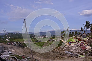The Most Severe Damage Earthquake Liquefaction Petobo Central Sulawesi