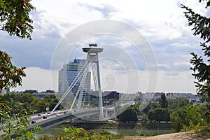 the most snp bridge in bratislava