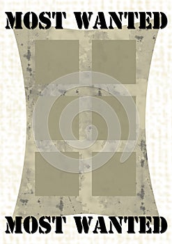 Most wanted poster
