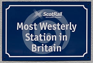 Most Westerley Station in Britain