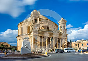 Mosta, Malta - The Mosta Dome at daylight