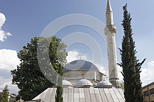 Rooftop of Karadoz Beg mosque in Mostar, Bosnia