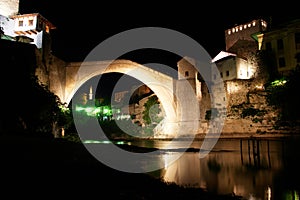 Mostar Bridge - Night scene