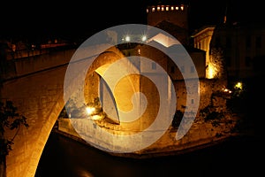 Mostar Bridge - Night scene