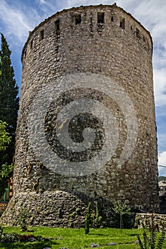 Mostar old tower, Bosnia and Herzegovina