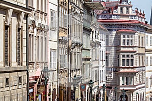 Mostecka street in Pargue, Czech Republic