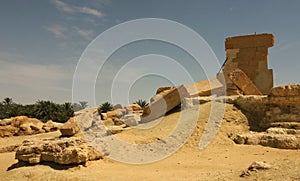 Oracle temple of Amun , Umm Ubayda, Siwa Egypt photo