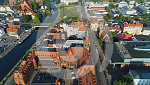 Mostowa Theater Square Bydgoszcz Plac Teatralny Aerial View Poland