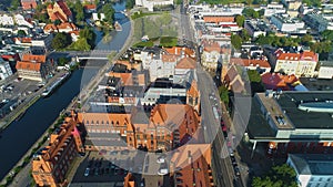 Mostowa Theater Square Bydgoszcz Plac Teatralny Aerial View Poland