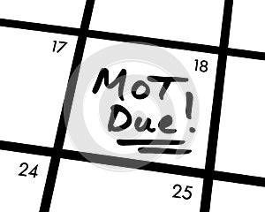 MOT Due