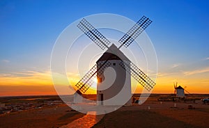 Mota del Cuervo windmills in Cuenca