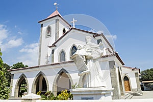 Motael church in dili east timor photo