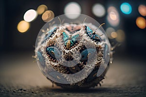 Moth Mania: Unbelievable Details in Unreal Engine 5 Bokeh photo