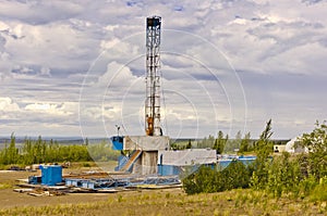 Mothballed drilling rig