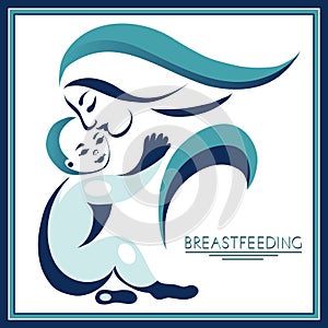 Mother with a baby (breastfeeding) 15