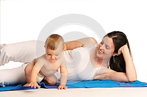 The mother with child