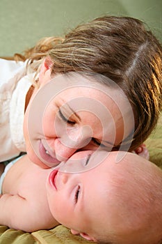 Mother with the child