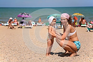 Mother and the child