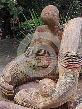 Mother and Child Statue