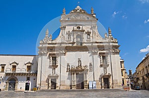 Mother church. Galatina. Puglia. Italy.