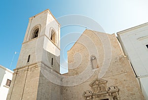 Mother Church of Saint Maria Assunta in the historic center of Polignano a Mare, Puglia