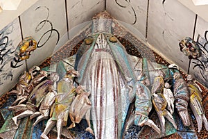 Mother of the Church, Tympanum, Basilica of the Annunciation, Nazareth, Israel