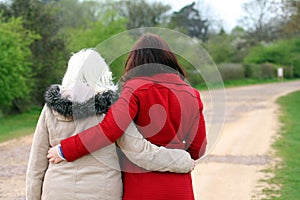 Mother and daughter. Unconditional love. photo