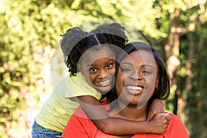 Mother and daughter.