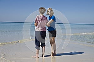 Madre un sul Spiaggia 