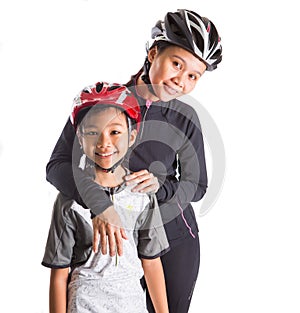 Mother and Daughter Cycling Attire III