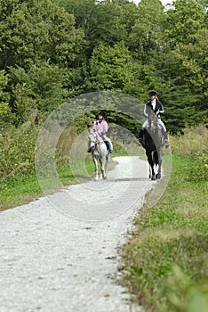 Mother Daughter horse ride