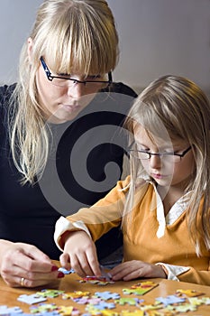 Mother and daughter puzzle