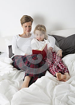 Mother and Daughter Reading