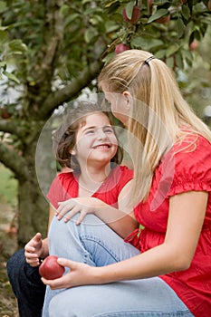 Mother and Daughter Talking