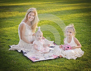 Mother and Daughters Tea Party Celebration photo