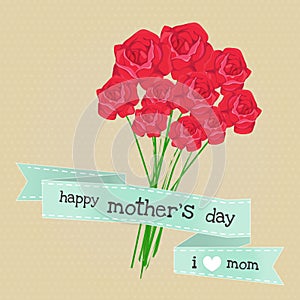 Mother day and rose