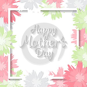 Mother days background. vector