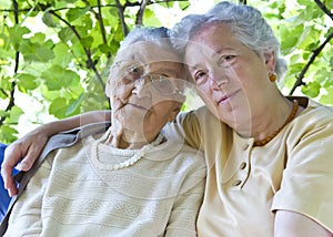 Mother and grandmother