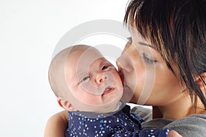 Mother holding baby #7