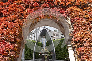 Mother Mary in the arch