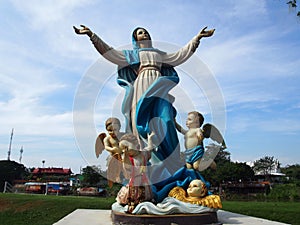 Mother Mary in Ayutthaya Thailand