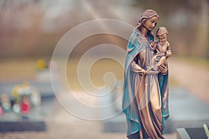 Mother mary figure