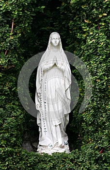 Mother Mary at grotto photo