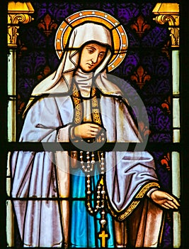 Mother Mary - Stained Glass