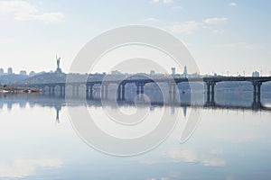 Mother Motherland, Paton bridge, Kiev